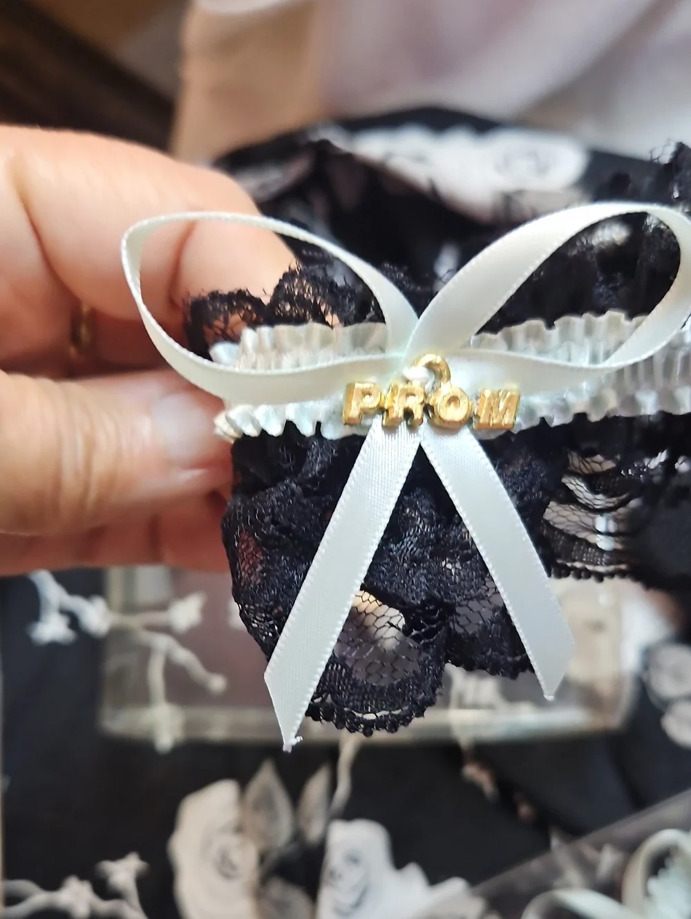 N/A black lace